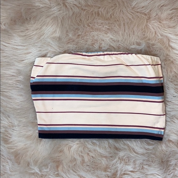 Charlotte Russe Tops - Striped Tube top